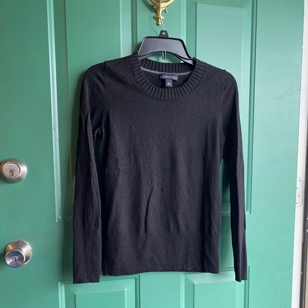 J crew size small ladies black sweater